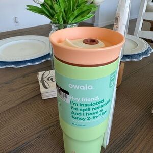The Owala 24oz Tumbler Lime Light color NWT